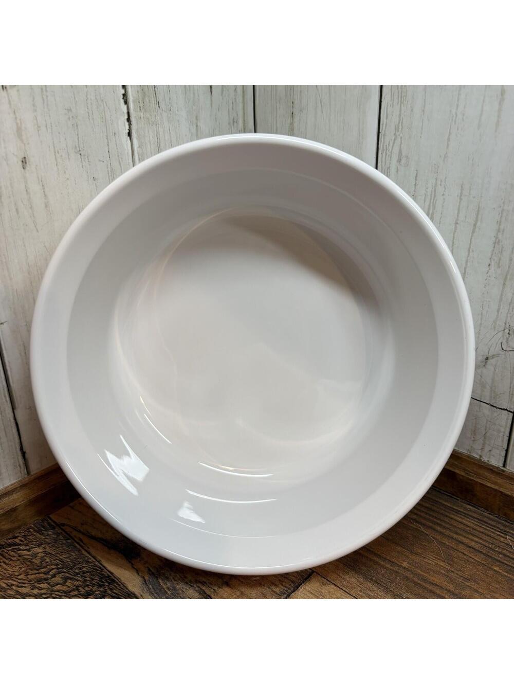 Vintage Corning Ware French White F-5-B Round Casserole Bake 1.5Q
